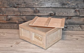 Купить посылочный ящик из массива хвои. Ящик посылочный ЕСО