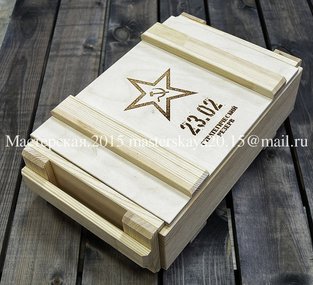 Военный (армейский) ящик, подарок для военных, к 9 мая. Ящик военный (армейский)